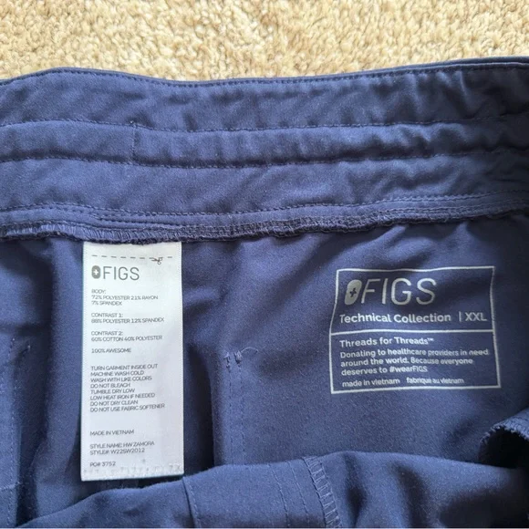 FIGS High Waisted Zamora Jogger Scrub Pants XXL - Picture 6 of 6
